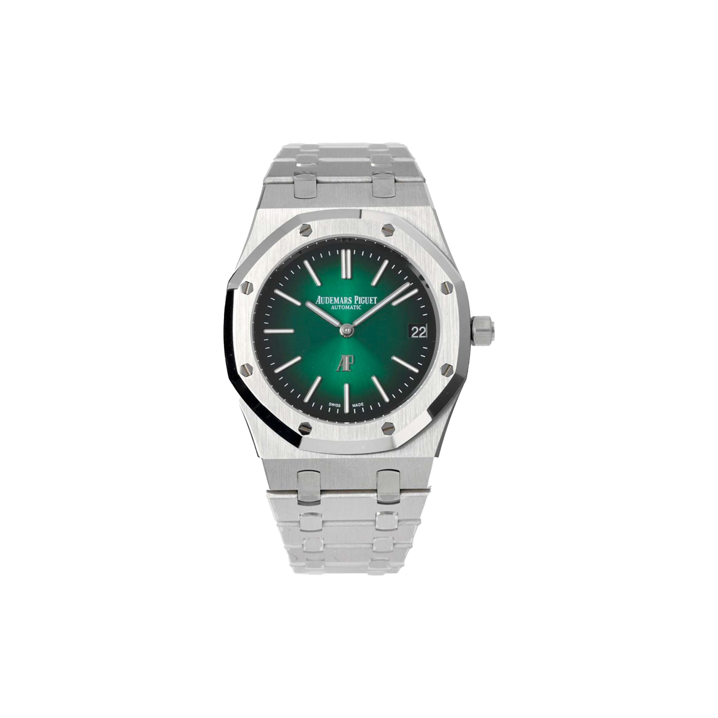 AUDEMARS PIGUET ROYAL OAK 'JUMBO' EXTRA-THIN 39MM WATCH 15202PT.OO.1240PT.01